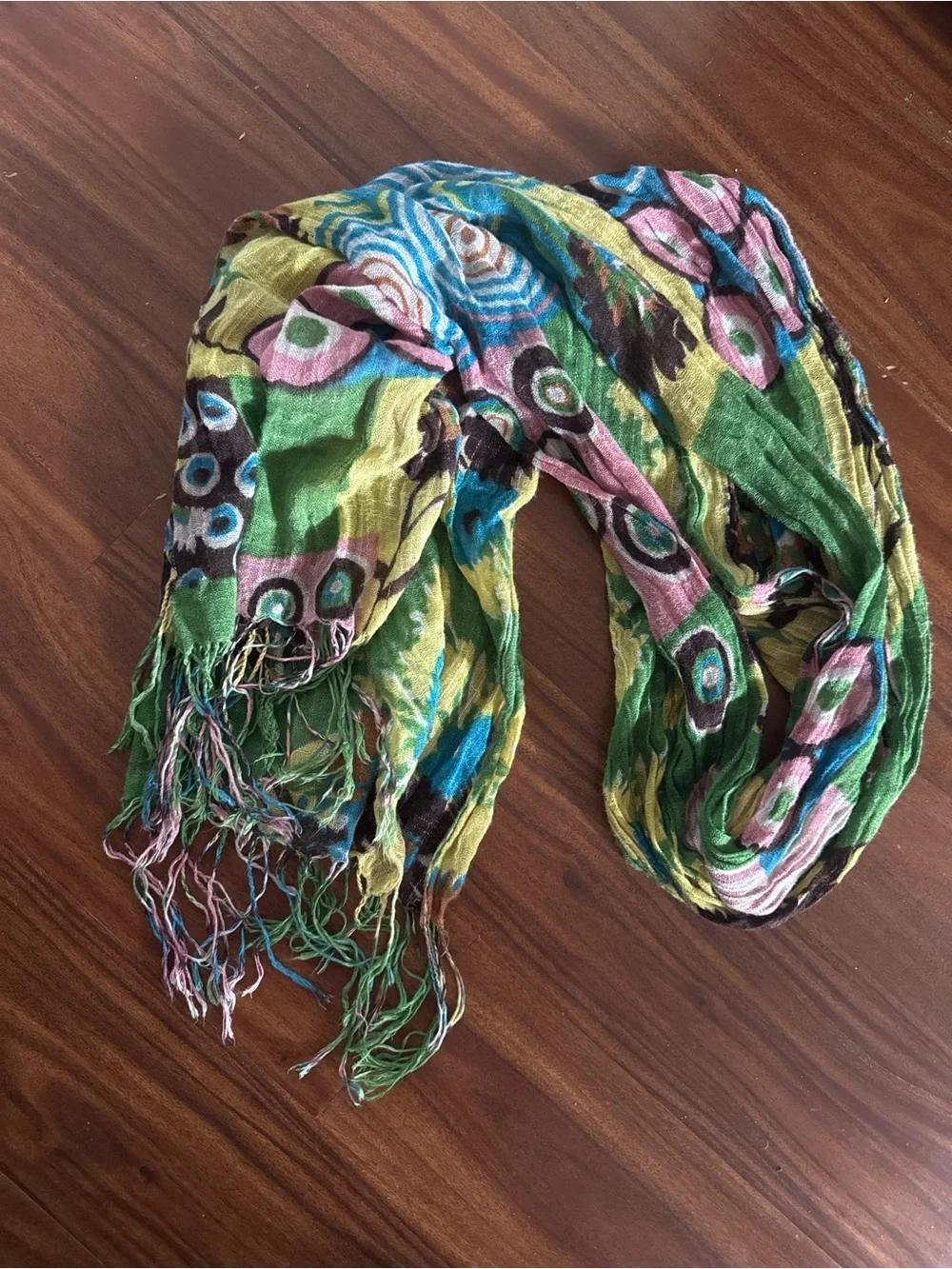 Multicolor Floral Pattern Lightweight Women's Scarf